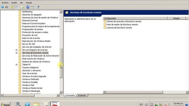 Habilitar escritorio remoto por GPO en windows server 2008 r2 смотреть онлайн