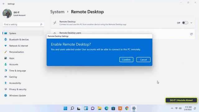How to Enable Remote Desktop Connection (RDP) on Windows 11 смотреть онлайн