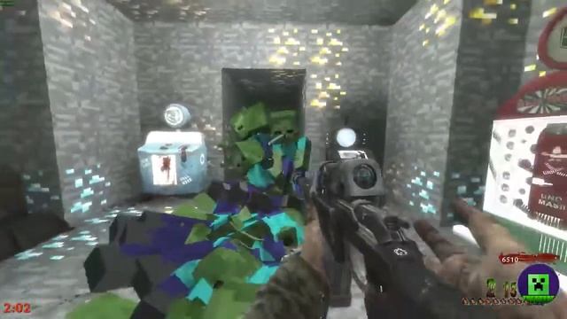 Minecraft One Windows Custom Map Cod WaW Zombies смотреть онлайн