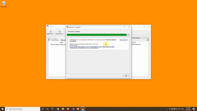 Verifying Electrum Installer using GPG for Windows смотреть онлайн