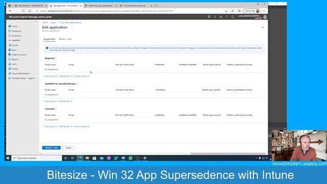 Bitesize - How to setup Win32 App Supersedence with Microsoft Intune смотреть онлайн