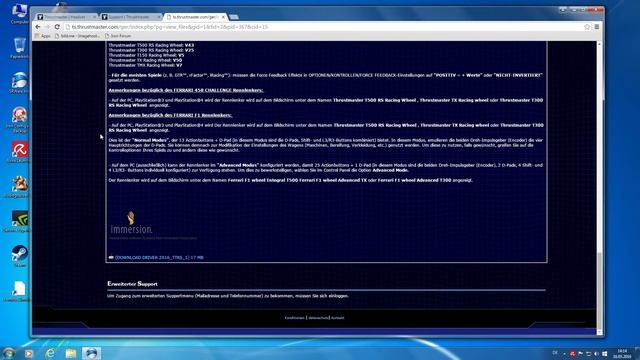 Firmware Update - Thrustmaster Wheel (Windows | Deutsch) смотреть онлайн