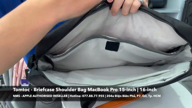NMS Review: Tomtoc - Briefcase Shoulder Bag (Up to 16-inch) @ NMS - Apple Authorised Reseller смотреть онлайн