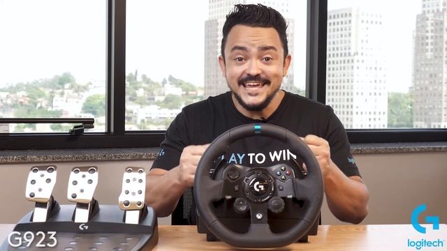 VOLANTE LOGITECH G923 XBOX (XBOX SERIES S E X, PC E MAC) смотреть онлайн