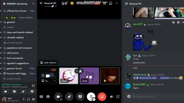 Josh streams MMLL in AGNAB's server LOL смотреть онлайн