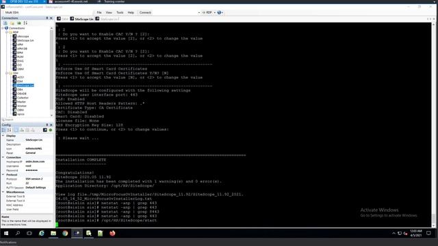 Installing SiteScope on Linux with Root Certificate in Console mode смотреть онлайн