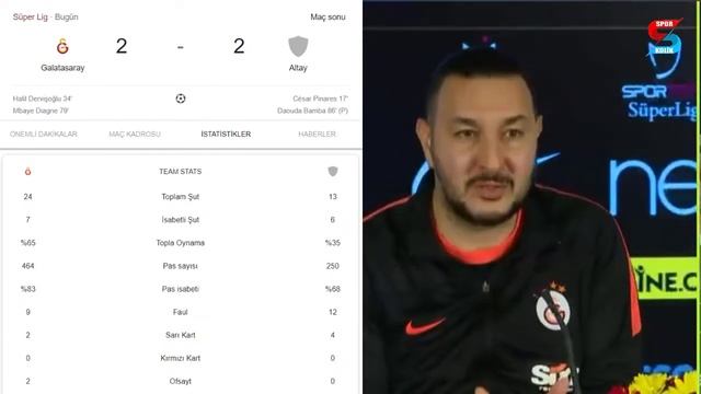 Galatasaray Altay Maç Sonu Necati Ateş Böyle Penaltı Olmaz! смотреть онлайн