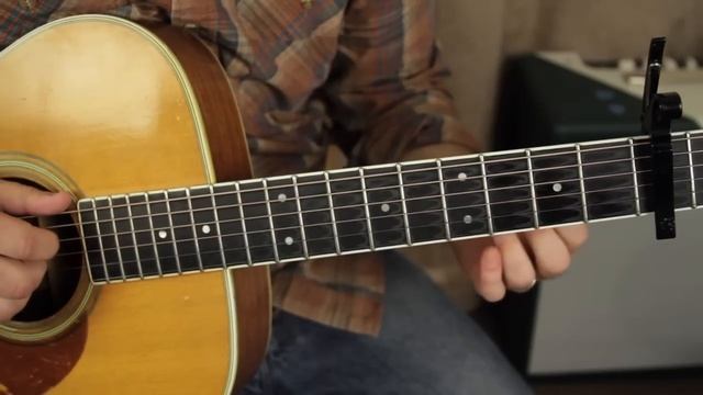 Fleetwood Mac - Landslide - Lesson acoustic fingerpicking guitar lesson tutorial смотреть онлайн