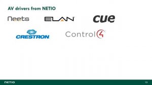 Webinar: Neets and NETIO integration - AV drivers presentation with Daniel Hinton (AV Intelligence)