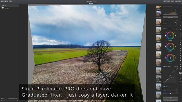 Panoramic image speed edit in Pixelmator PRO смотреть онлайн