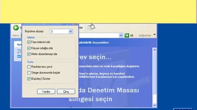 Windows XP Öğreniyorum 23: Büyüteç Kullanımı смотреть онлайн