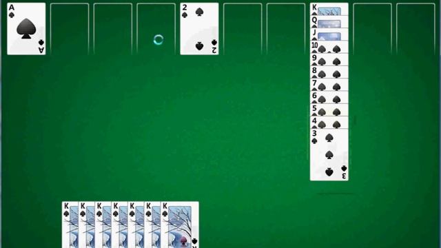 Winning Spider Solitaire on Windows 7 смотреть онлайн