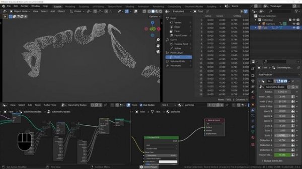 Crazy Blender Morphing Particle VFX Animation Full Tutorial!