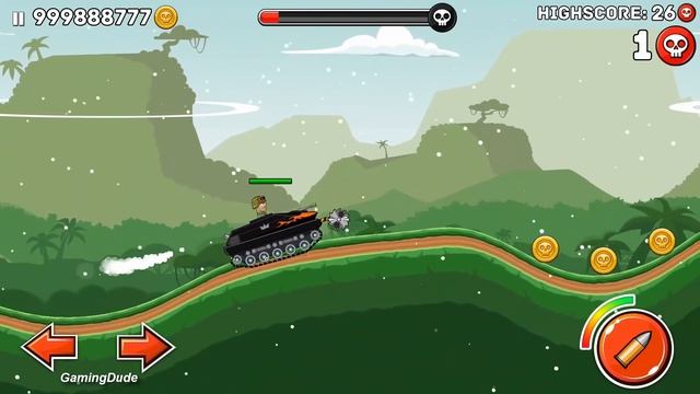 Hills of Steel Update - PHOENIX Tank with CIRCULAR SAW Booster | Android Gameplay HD смотреть онлайн