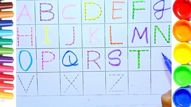 Alphabet Abcd Words - A For Apple B For Ball - ABC Alphabet Sounds for Children #9 смотреть онлайн