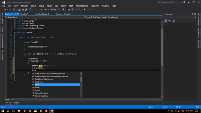 C# Splash Screen | Timer смотреть онлайн