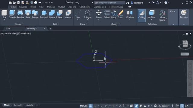 3D Nut Place Holder Using AutoCAD смотреть онлайн