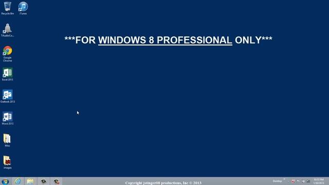 Windows 8 Professional How to Disable the Lock Screen смотреть онлайн