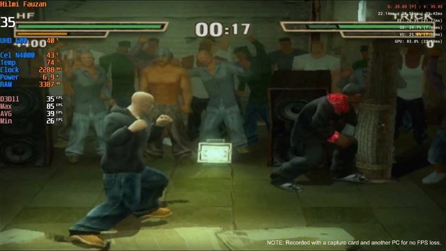 Def Jam Fight for NY | Celeron N4000 + UHD 600 | 4GB RAM | PCSX2 Nightly смотреть онлайн
