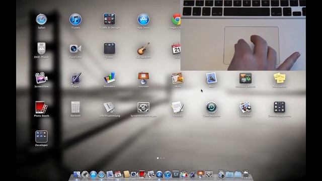 Mac OS Lion First Look : Multitouch Gesten смотреть онлайн