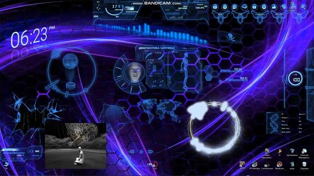 Rainmeter на рабочий стол! смотреть онлайн