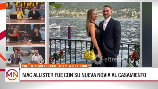 Alexis Mac Allister fue con su nueva novia al casamiento de Lautaro Martínez смотреть онлайн