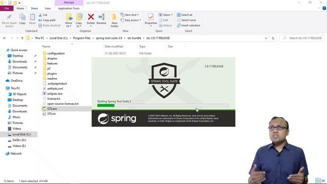 Spring Tool Suite 3.x Installation смотреть онлайн