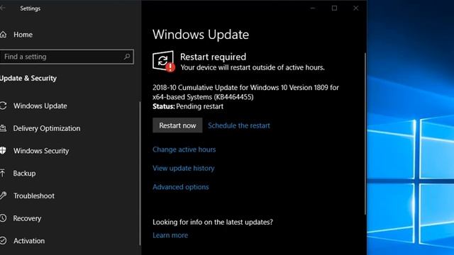 windows 10 update version 18.09 third update смотреть онлайн