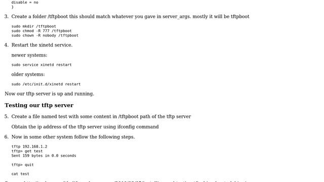 Ubuntu: How do I install and run a TFTP server? смотреть онлайн