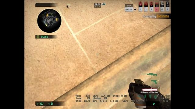 How to Smoke Mirage #13 Window Smoke from T Spawn (64 tick / Matchmaking ) смотреть онлайн