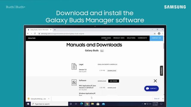How to update your Galaxy Buds and Buds+ software using the PC app | Samsung US смотреть онлайн