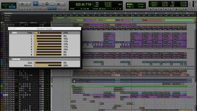 AVID PRO TOOLS 11 SYSTEM USAGE (DEMO SONG) смотреть онлайн