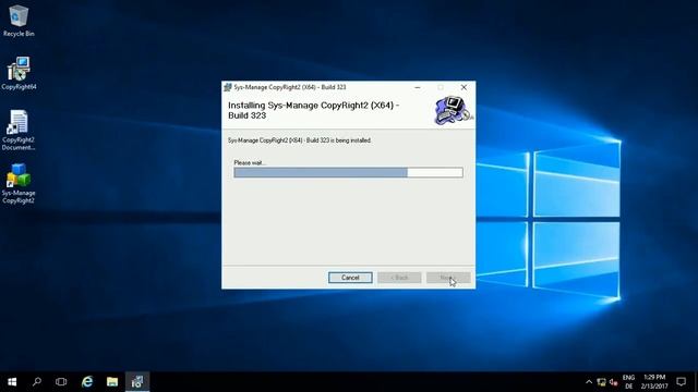 CopyRight2 Installation on Windows® 2016 смотреть онлайн