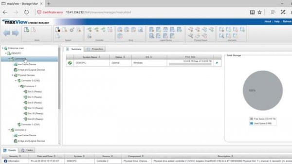 How to Flash Firmware Using Adaptec® maxView Storage Manager