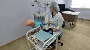 Станция «Фиксация брекетов на резцы верхней/нижней челюсти». ПСА «Ортодонтия»