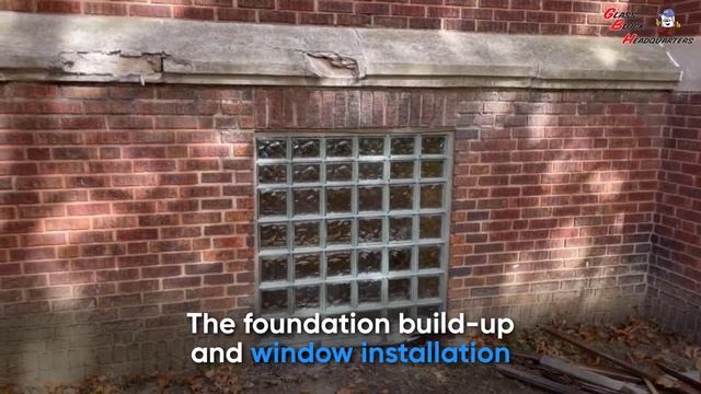 Foundation Build-up and Glass Block Window Installation to Prevent Water Damage смотреть онлайн