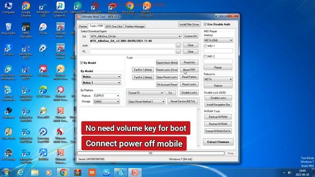 Nokia 1 Successful Frp Lock Remove 100% UMT/Nokia TA-1047 Frp Bypass/TA 1047 Frp Unlock One Click