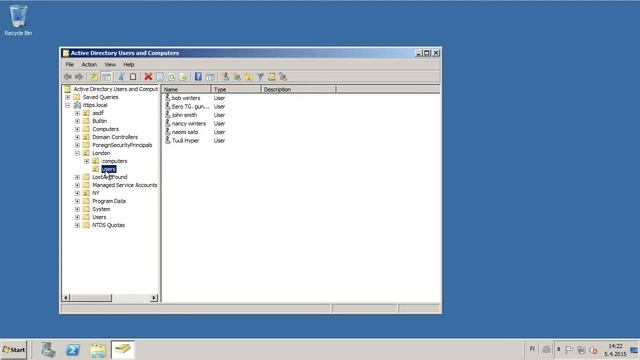 How to rename an OU in AD in Windows server 2008r2 смотреть онлайн