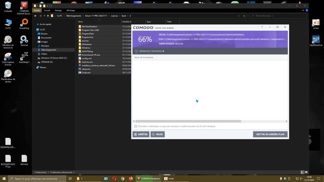 Windows 11 pro Arium (64) VS scanne malware comodo Antivirus/ part 01 смотреть онлайн