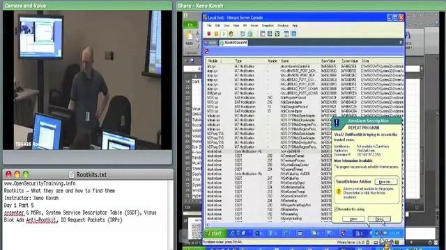 Day 1 Part 5: Rootkits: What they are, and how to find them смотреть онлайн