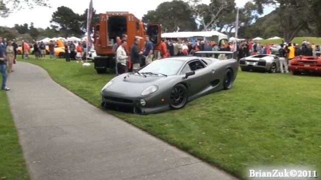 Matte Black Jaguar XJ220 S смотреть онлайн
