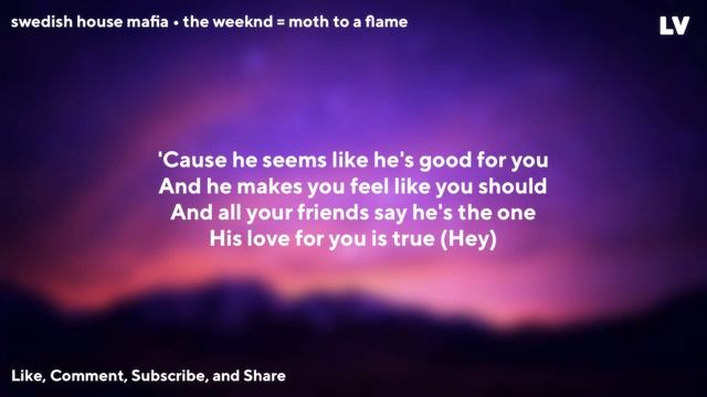 Swedish House Mafia • The Weeknd • Moth To A Flame [Lyrics]