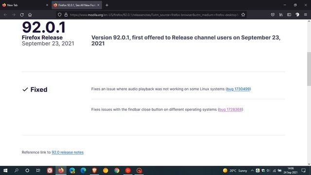 Firefox 92 updated with 2 bug fixes смотреть онлайн