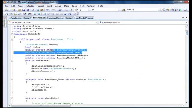 Passing Textbox Text to another form in Visual C# смотреть онлайн