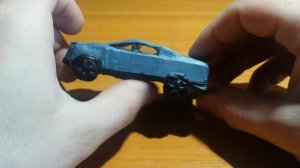 Самая убогая Тесла Кибертрак из пластилина