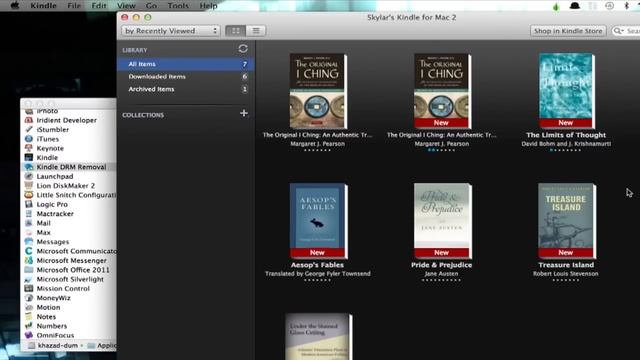 How to Extract Kindle Books on a Mac : Apple Software & Mac Tips смотреть онлайн