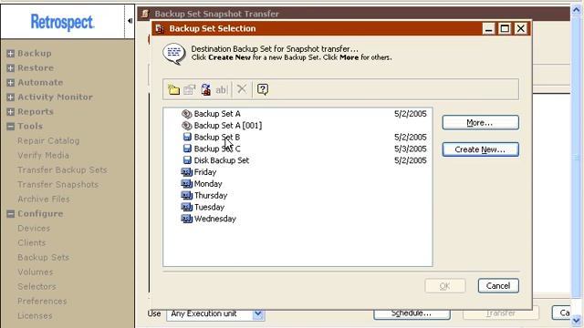 Snapshot Transfer in Retrospect for Windows смотреть онлайн