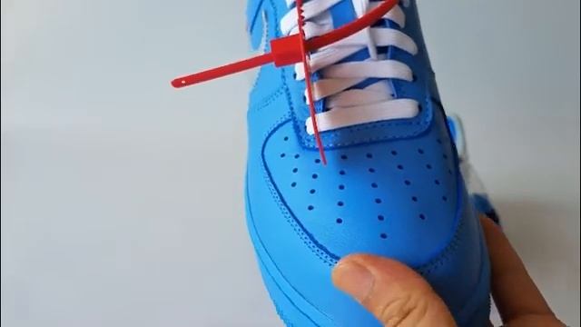 (real or fake?!!)Off white AIR FORCE 1 "MCA" Blue unboxing review смотреть онлайн