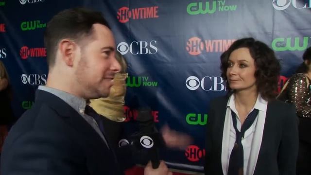 Fall Previews CBS Press Tour Red Carpet Sara Gilbert смотреть онлайн