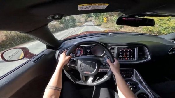 2019 Dodge Challenger SRT Hellcat | POV Test Drive || Red Key Fob